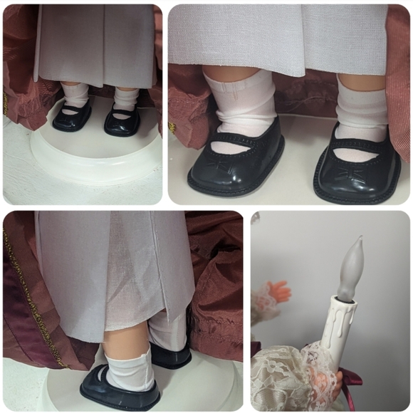 RALPH LAUREN CHRISTMAS STYLE Animated Victorian Caroler Vintage - Picture 16 of 17